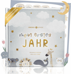 Lebenskompass Babyalbum Mein erstes Jahr 'Air' 🌟👶📔