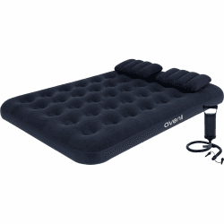 🏕️ AVENLI aufblasbares Luftbett Campingmatratze Set 191 x 137 x 22 cm mit 2 Kissen & Luftpumpe
