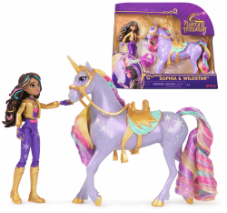Unicorn Academy Sophia und Einhorn Wildstar Set - Fantasievolles Rollenspiel für Kinder ab 4 Jahren 🦄🌟