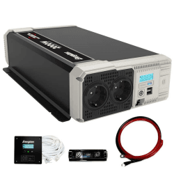 🔋 Energizer 2000 W / 4000 W 12 V auf 230 V Reiner Sinus Auto Wechselrichter 🔋