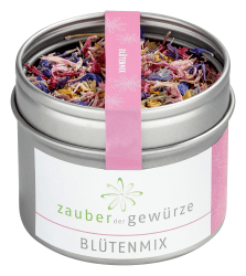 Zauber der Gewürze | Blütenmix, Blütenmischung getrocknet, essbar, Blütenmix Gewürz farbenfroh, auch als Geschenk, Premium-Qualität, 5 g 🌸🌺🌼
