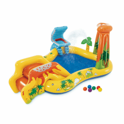 🦕 Intex 57444NP - Aufblasbarer Dinosaurier-Spielplatz 🌴