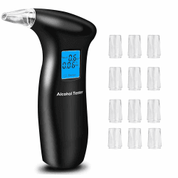 🍻 RUTIDA Alkoholtester mit 12 Mundstücken 🚗