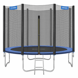 🌟 SONGMICS Trampolin Outdoor Ø 305 cm 🌈 Gartentrampolin mit Sicherheitsnetz und Leiter 🦋