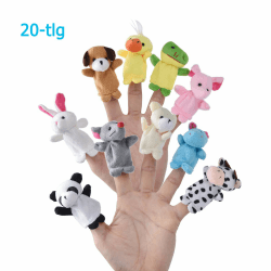 🎉 Caiming Finger Plüschtier [20-TLG] Mitgebsel | Kindergeburtstag 🐻🐼🦁
