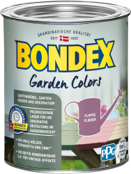 Bondex Garden Colors Flippig Flieder 0,75 L für 9 m² | Halbdeckende Farbe | Vintage-Flair | Dekorative Holzfarbe | seidenmatt | Holzlasur 🌿🎨