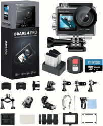 AKASO Brave 4 Pro Action Cam 4K30FPS 20MP 📷🌊🔋