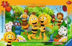 🐝 Ravensburger Kinderpuzzle - 06121 Biene Majas Welt - Rahmenpuzzle für Kinder ab 3 Jahren 🎁
