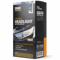 🔦 CERAKOTE Ceramic Headlight Restoration Kit – matte und blinde Scheinwerfer Aufbereitung Set