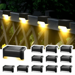 🌞🏡 Solpex Solarleuchten 12 Stück - LED Beleuchtung für Außentreppe, Stufen und mehr! 🌿