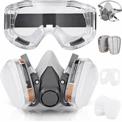 🌬️🛡️ Faburo Atemschutzmaske Set - Schutz vor Feinstaub und Lackdämpfen
