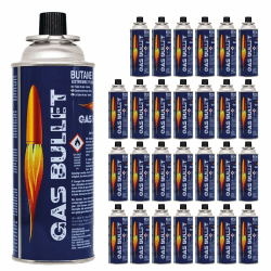 Gas Bullet ® Gaskartusche 227g für Gaskocher und Geräte mit Bajonett-Ventil Anschluss