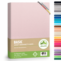 🌸 leevitex® Spannbettlaken 140x200cm - 160x200 cm | Spannbetttuch Bettlaken 🌸