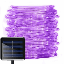 🌟DINOWIN Solar Lichtschlauch Außen - 100 LEDs Schlauch lichterkette - Wasserdicht & Energiesparend🌞