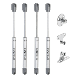 🔧🪛 HAFELE 80N Schwerer schmaler Teleskop-Gasdämpfer Gasdruckdämpfer Arm Gasdruckfeder Pneumatischer Gasdruckfeder für Möbel Kolben für Türen Möbel Küche Gasfeder Schrank 4 Stück 🪛🔧