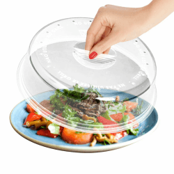 🌟 Hochwertige Mikrowellen Abdeckung 24 cm - Mikrowellenhaube 🌟