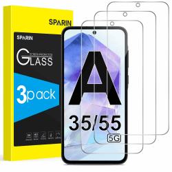 🌟 Angebot: SPARIN 3 Stück Panzer Schutz Glas für Samsung Galaxy A35/A55 5G! 📱