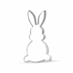 🐰 Ausstechform Osterhase aus Edelstahl 12,7 cm - Osterparty Spaß! 🎉