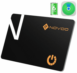 NOVOO Air Tag Karte Wallet Tracker Card Thin 1,6mm Smart Bluetooth Tag 6 Jahre Batterielebensdauer