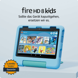 Amazon Fire HD 8 Kids-Tablet (Neueste Generation) für Kinder von 3-7 J. 🚀