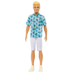 Barbie Ken Fashionistas Puppe - T-Shirt mit Kaktus- und Palmenaufdruck 🌵🌴