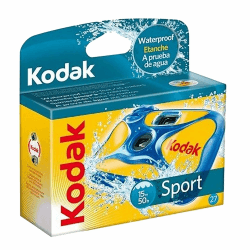 📸 Kodak Sport wasserdichte Einwegkamera ISO 800 (27 Bilder) 🌊