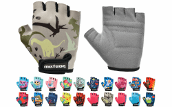 🚴‍♂️🧤 Kinder Fahrradhandschuhe Bike Gel BMX Handschuh Jungen Mädchen radhandschuhe XS Dinosaurs