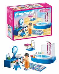 PLAYMOBIL Dollhouse 70211 Badezimmer Spielset 🏠🚽