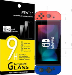🎮 NEU'C 2 Stück Panzer Schutz Glas für Nintendo Switch 🛡️