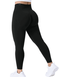 🔥 Damen Gym Leggings Sport Booty Scrunch Butt High Waist Seamless Yoga Hosen - Angebot!