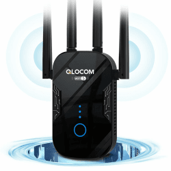 2025 Neuestes WLAN Verstärker 1200Mbit/s Repeater, Dualband 5GHz & 2.4GHz WiFi Booster 🚅💥📲