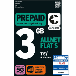 📱 congstar Prepaid ALLNET S SIM-Karte ohne Vertrag zum Spitzenpreis! 🚀