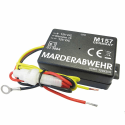 🚗🔊 Kemo M157 Marderabwehr mit schrillen, hohen Tonimpulsen ca. 12 kHz - Verjagt Marder aus Autos, Garagen!