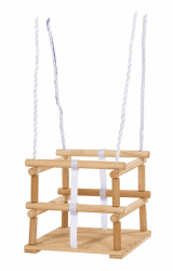 Eichhorn - Outdoor Gitterschaukel aus Birkenholz 🌳👶