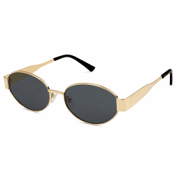 SOJOS Retro Sonnenbrille Damen Herren Oval Metal Trendy Classic UV400 Schutz Sonnenbrillen SJ1217 😎🕶️