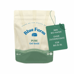 Angebot: Blue Farm Pure Oat Base für bis zu 8 Liter Haferdrink zum Selbermischen 🥛👨‍🌾