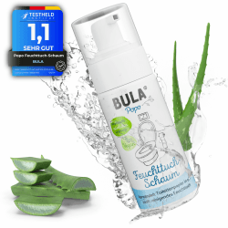 Popo (Baby u. Toiletten) Feuchttuch Schaum 150ml | Nachhaltige Alternative für über 200 Feuchttücher 🌱