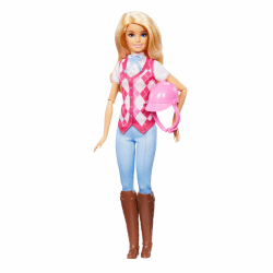 🎀 Barbie Puppe Malibu: Barbie Mysteries Edition 🐎