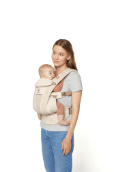 👶 Ergobaby Omni Breeze Babytrage: Ergonomische Baby-Tragetasche in Natural Beige 👶
