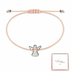 BOYATONG Schutzengel Armband Silber mit Verstellbarem Seil 😇🎁 - Perfektes Geschenk für Mädchen & Frauen