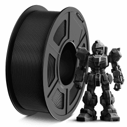 🌟 TECBEARS PETG Filament 1.75 mm Schwarz - Stärker Zähigkeit PETG 3D Drucker Filament