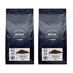 🌿 Intenso Röstkaffee Ganze Bohnen, 1kg (2 Packs of 500g) 🌿