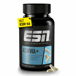 🌿 ESN Ashwa +, patentierter Ashwagandha Wurzelextrakt KSM-66® 🌿