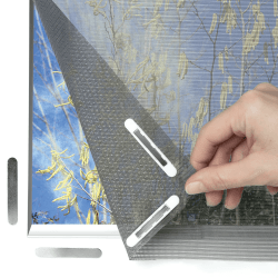 HOBERG Fenster-Pollenschutz mit Magnetbefestigung | Fliegennetz individuell zuschneidbar
