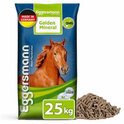 🐴 Eggersmann Mein Pferdefutter Golden Mineral 25 kg - Nährstoffreiches Mineralfutter 🌿