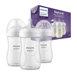 🍼 Philips Avent Babyflaschen Natural Response - 3x Babyflaschen, 260 ml, BPA-frei 🍼