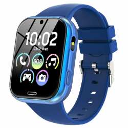 Smartwatch Kinder - Smart Watch Telefon für Kinderuhr Mädchen Jungen mit Spiele Anruffunktion SOS Kamera Musik Schrittzähler Taschenlampe Wecker