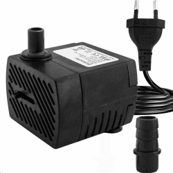 Mini Wasserpumpe(350L/H, 5W) 🌊 Ultra Leise Aquarium Pumpe mit hohem Hub