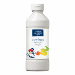 🎨 Lefranc & Bourgeois "Value Serie" Kinder - Acrylfarben, 500ml Tube - Weiß - Tolles Angebot!