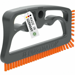 🧼🧹 Fugenbürste grau/orange - Effektive Reinigungsbürste für Fugen und Fliesen 🛁